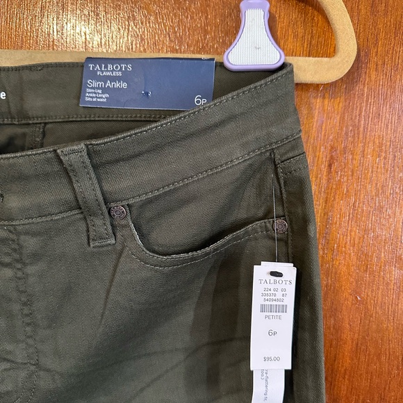 Talbots Petite Flawless Five Pocket Slim Ankle Jeans - Picture 4 of 5